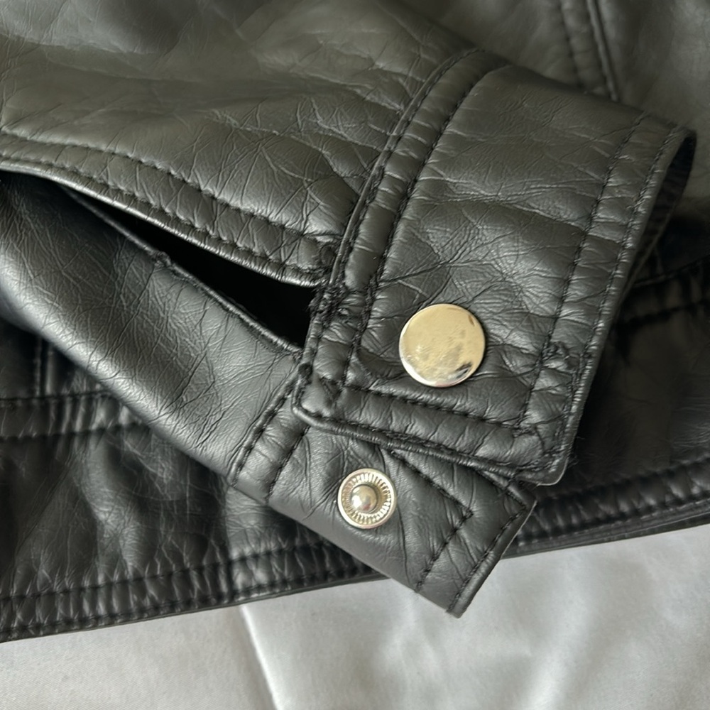 Black Biker Jacket - Picture 8 of 8